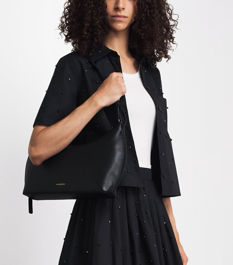 Claudie Pierlot leather shoulder bag, imported from the UK