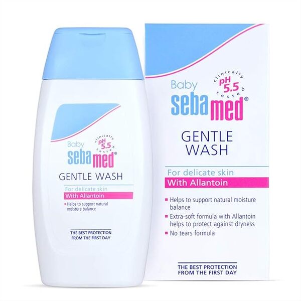 Sebamed Baby Gentle Wash 200ml baby solution for newborns (British brand)