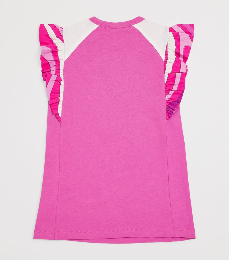 PUCCI Junior Cotton Logo T-Shirt 4-14 Years, imported from the UK