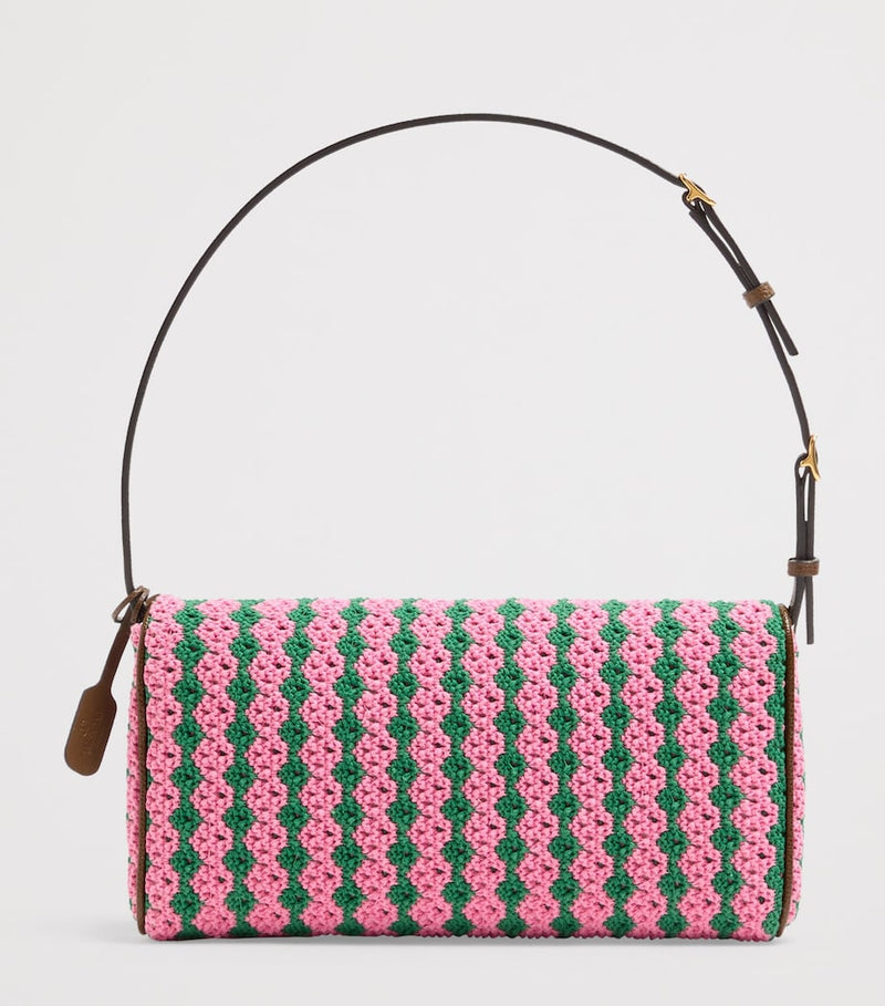 Valentino Garavani small crochet DeVain shoulder bag, UK version