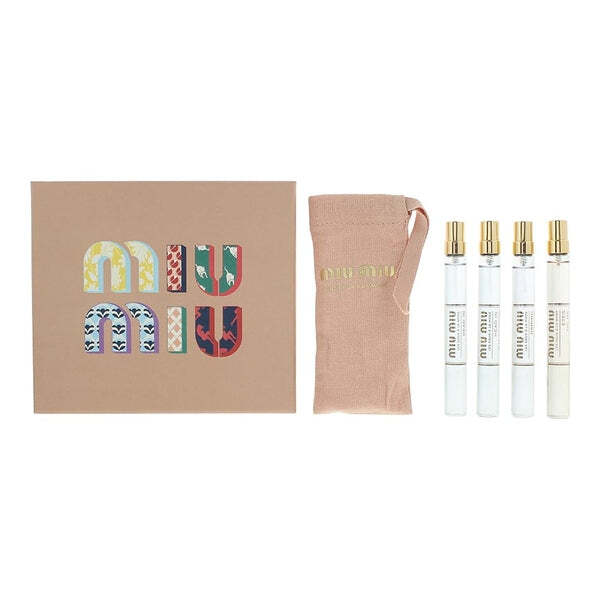 Miu Miu perfume gift set Les Eaux A La Mode 4x10ml (British brand)