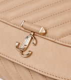 Jimmy Choo Curve quilted leather cross-body bag, imported from the UK