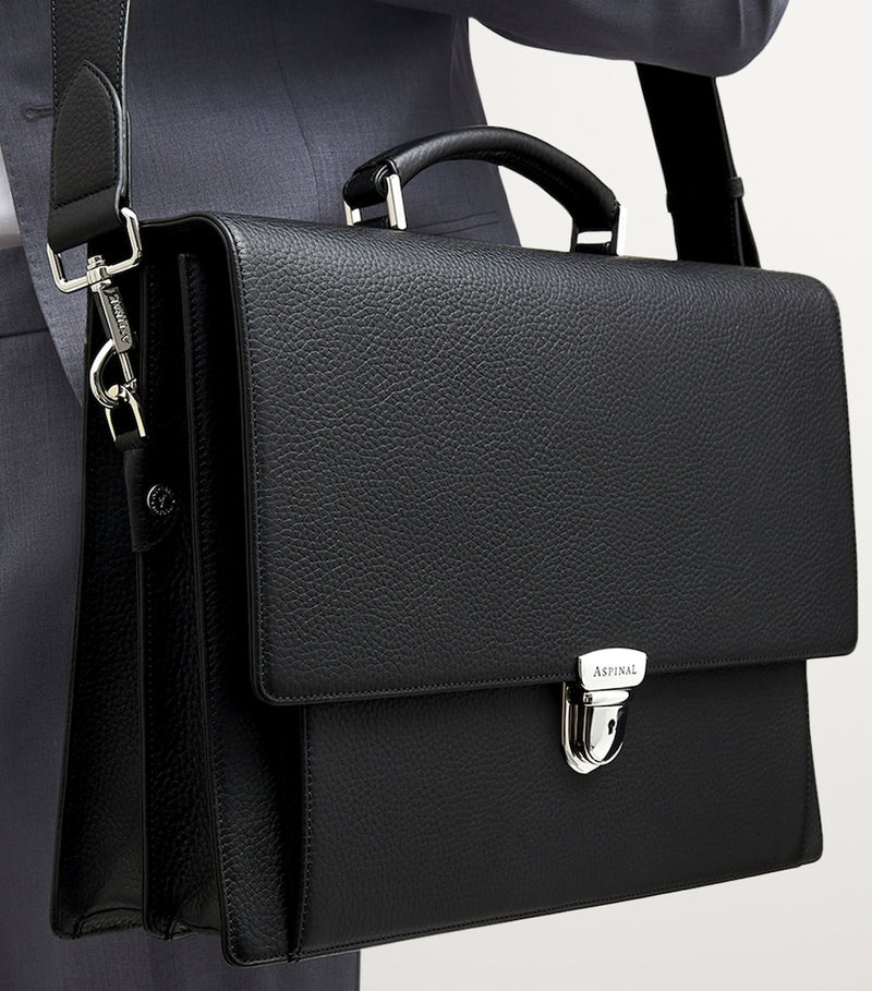 Aspinal of London city laptop briefcase - British product