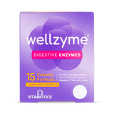 Vitabiotics Wellzyme 15 Enzyme Formula Digestive Support 60 Capsules