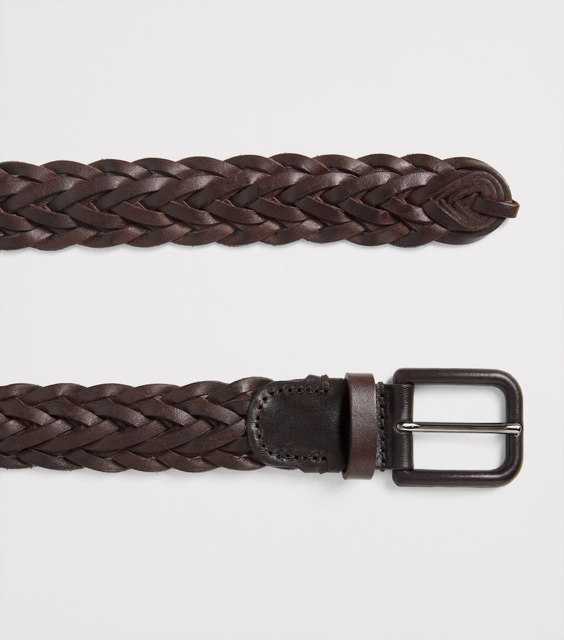 Giorgio Armani leather woven belt, imported from the UK