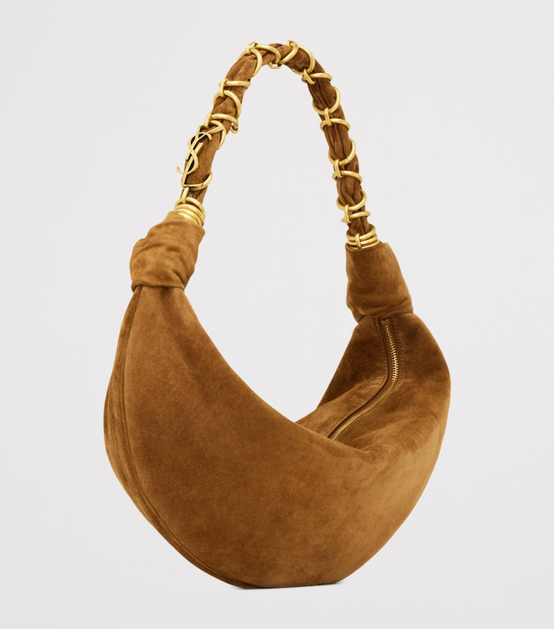 Saint Laurent small suede Amalia shoulder bag - British product