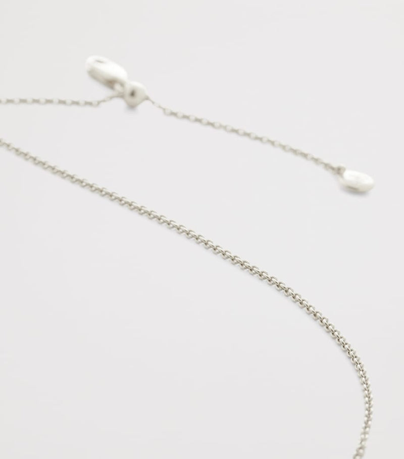 Monica Vinader sterling silver chain necklace 24cm, UK version