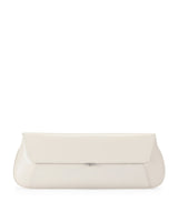 Harrods Amina Muaddi Ami Leather Clutch Bag- Buy online at McGrocer