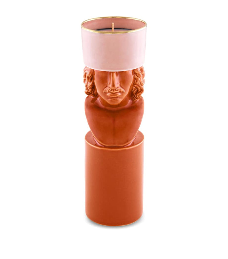 GINORI 1735 porcelain Il Letterato candle holder - British product