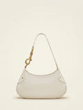 Mulberry Small Hackney shoulder bag in ebony leather, imported from the UK