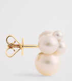 Sophie Bille Brahe Bisou single earring yellow gold pearls, imported from the UK