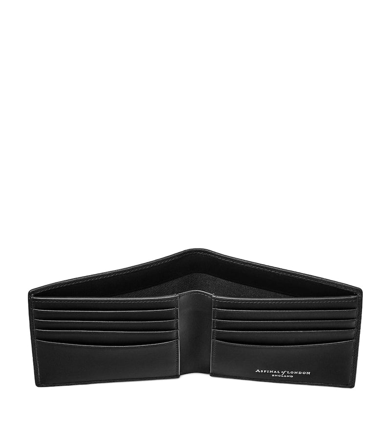 Aspinal of London classic billfold leather wallet (British brand)