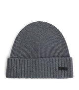 Harrods BOSS Virgin Wool Logo-Badge Beanie- Buy online at McGrocer