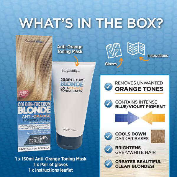 Knight & Wilson Anti-Orange Blonde Conditioning Mask 150ml, UK version