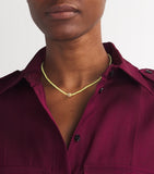 Suzanne Kalan yellow gold diamond chrysoberyl beaded necklace - British product