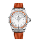 Hublot Big Bang One Click watch 33mm steel orange strap - British product