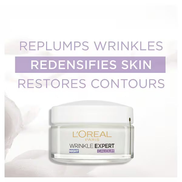 L'Oréal Paris Wrinkle Expert 55+ Night Cream 50ml, UK version