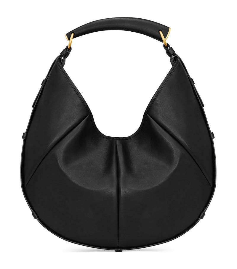 Saint Laurent Mombasa shoulder bag medium calfskin leather, imported from the UK