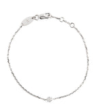 Redline white gold diamond illusion bracelet - British product