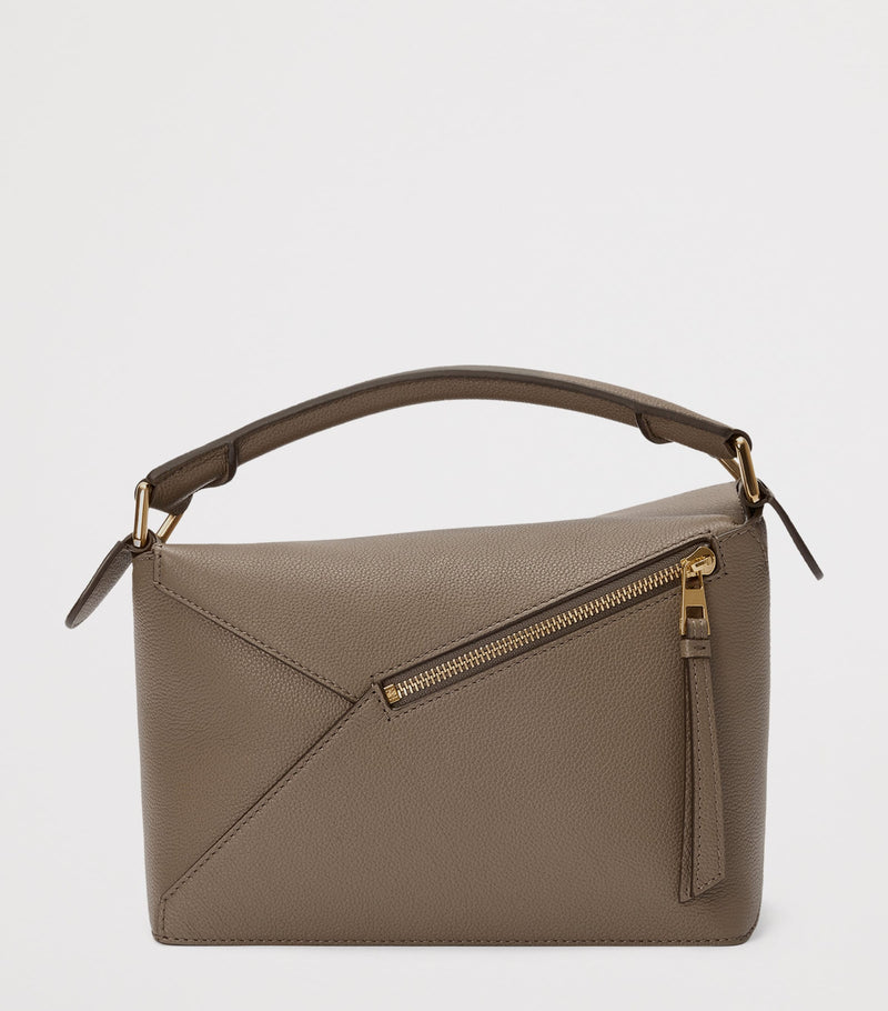 LOEWE small leather Puzzle Edge top-handle bag (British brand)