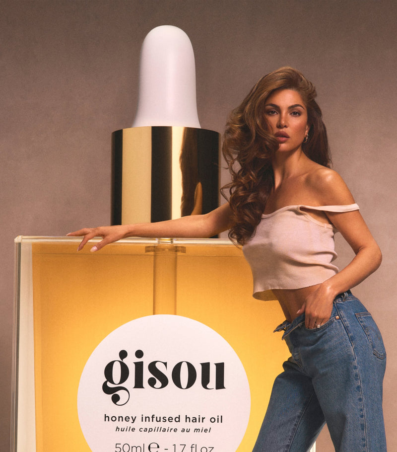 Gisou Honey Infused Hair Oil bottle 20ml, UK version