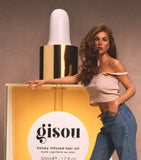 Gisou Honey Infused Hair Oil bottle 20ml, UK version