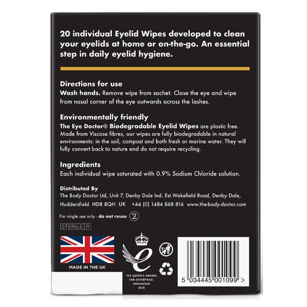 The Eye Doctor Lid Wipes GOODS Superdrug