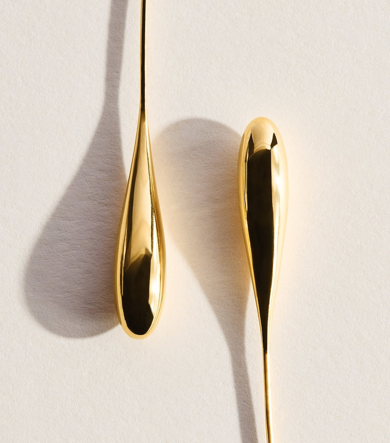 LIÉ STUDIO Lili earrings gold plated 7cm drop, imported from the UK