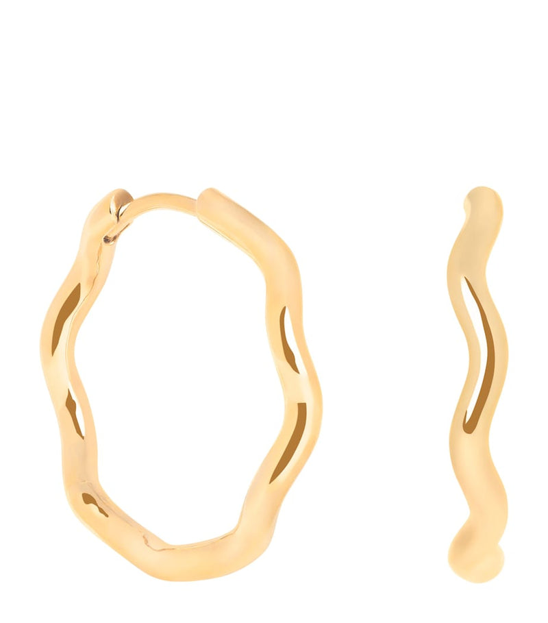 Astrid & Miyu ripple hoop earrings 25.2mm - British product