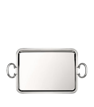 Silver-Plated Handled Serving Tray 43cm x 31cm
