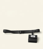 Prada Saffiano leather belt with removable pouch - British product