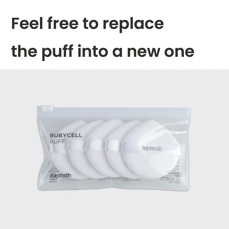 HEIMISH Artless Rubycell puff 5pcs, imported from the UK