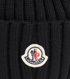 Moncler virgin wool pom-pom beanie (British brand)