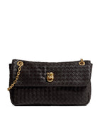 Bottega Veneta Madison shoulder bag lambskin Intrecciato weave, imported from the UK
