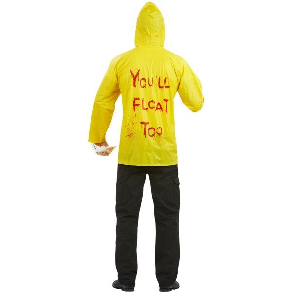 Smiffys IT Chapter 2 Georgie costume raincoat paper boat, UK version