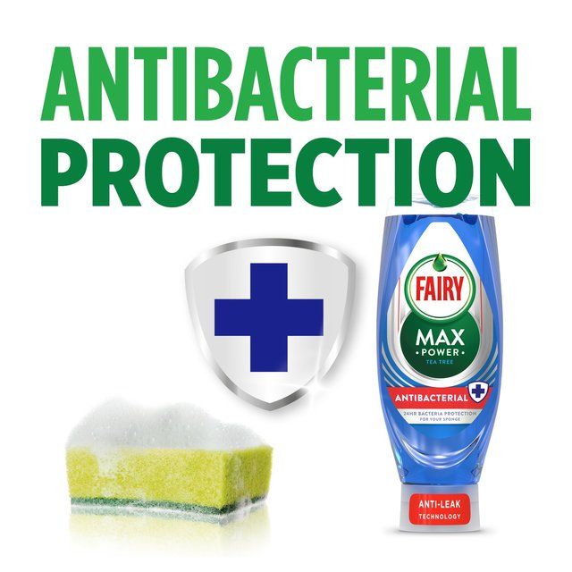 Fairy Max Power Antibac Washing Up Liquid 640ml