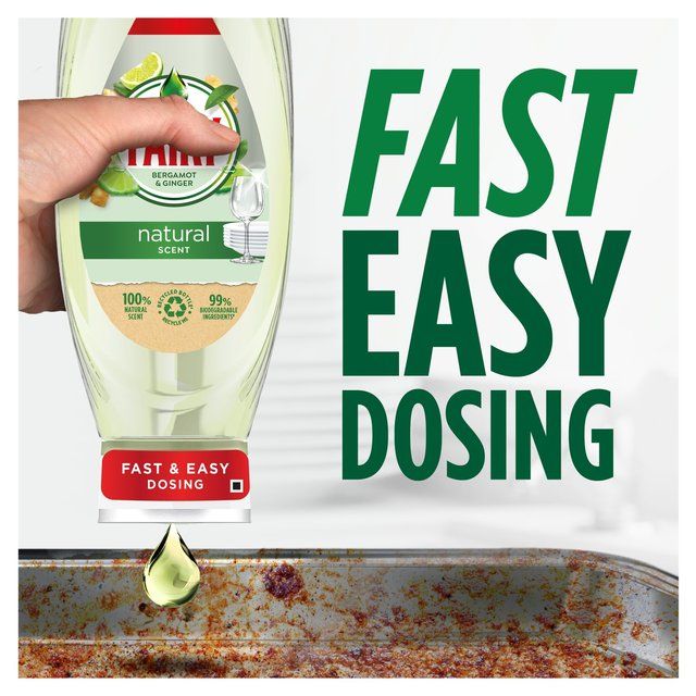 Fairy Max Power Ginger & Bergamot Washing Up Liquid 640ml