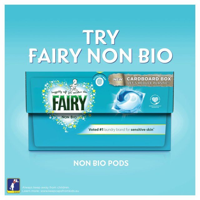 Fairy Non Bio Pods Washing Capsules For Sensitive Skin 25 Washes