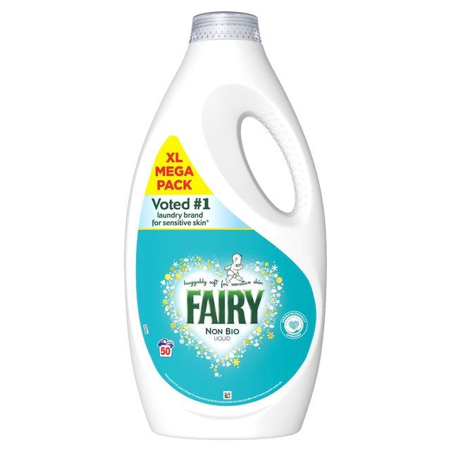 Fairy Non Bio Washing Liquid for Sensitive Skin 50 Washes 1.65L