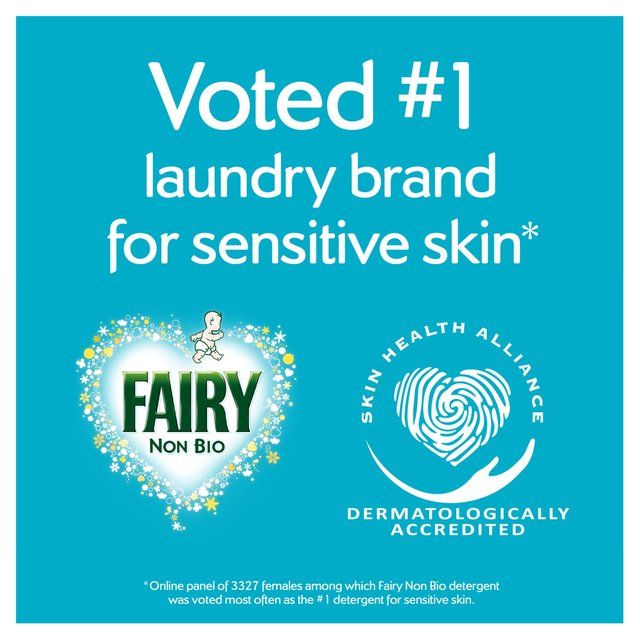 Fairy Non Bio Washing Liquid Gel For Sensitive Skin 42 Washes 1386ml