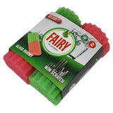 Fairy Platinum Non Scratch Glass Buddy Groved Sponge 2 per pack