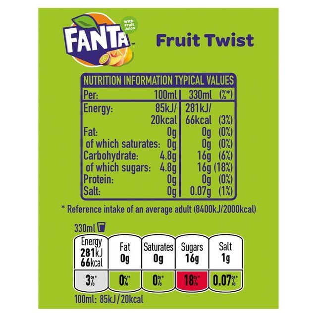 Fanta Fruit Twist 8 x 330ml