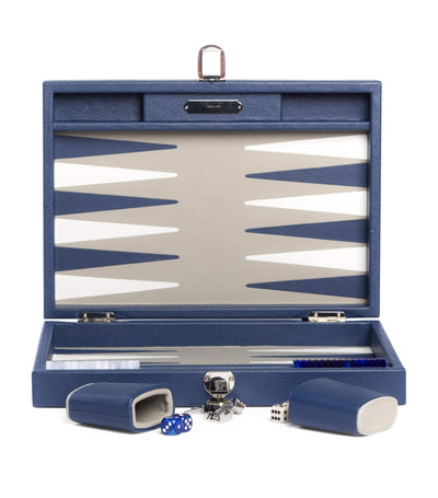 Harrods Hector Saxe Leather Backgammon Board Game Set - Kjøp online hos McGrocer