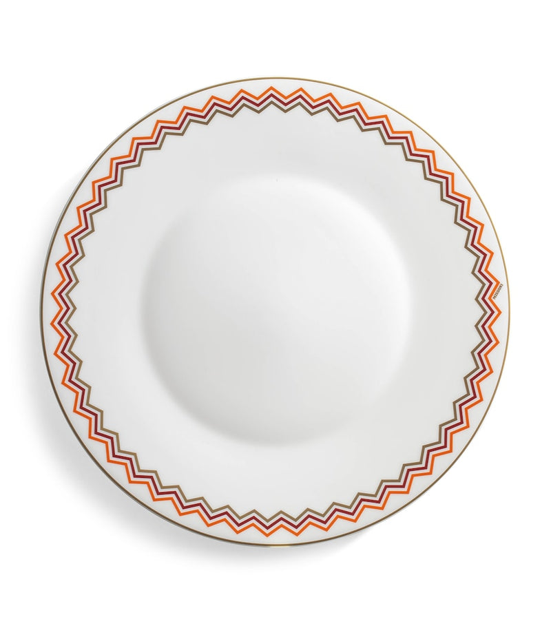 Missoni Home porcelain zigzag serving dish 32cm, imported from the UK