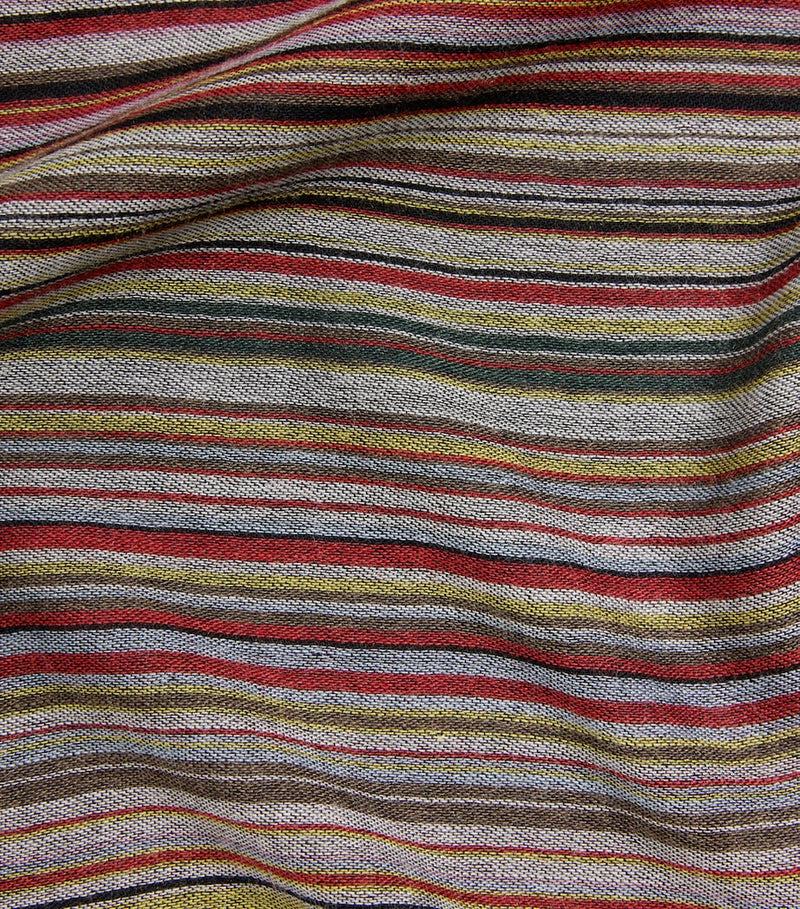 Paul Smith signature stripe wool-silk scarf, UK version