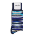 Paul Smith Signature Stripe socks made in Italy, UK version