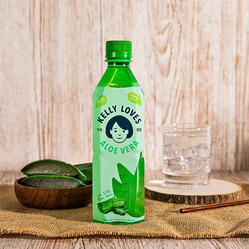 Kelly Love Aloe Vera Drink sugar free 500ml, UK version