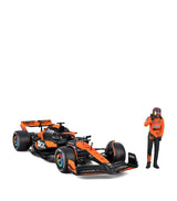 Harrods Bburago McLaren MCL38 2024 F1 Model Car 1:24 Scale with Oscar Piastri Figure- Buy online at McGrocer