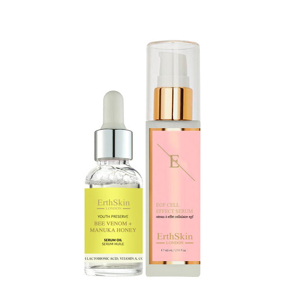 ErthSkin Nourish Revive Serum Set 30ml 60ml - British product