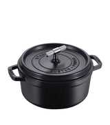 Harrods Staub Buster + Punch Cocotte with Steel Knob 24cm- Buy online at McGrocer